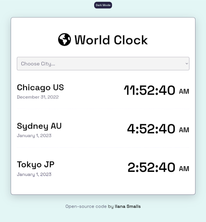 World Clock App